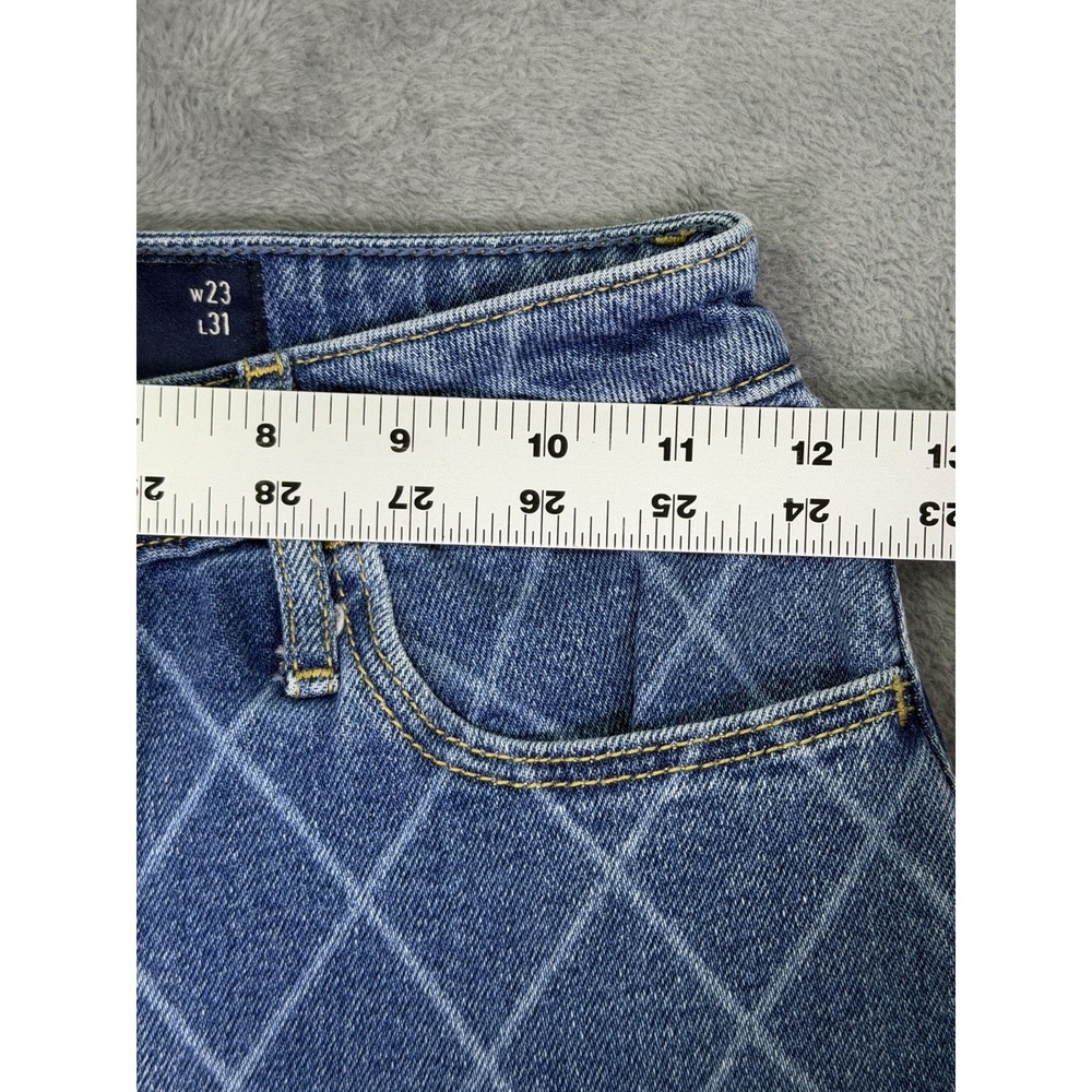 Hollister Jeans Womens 00 Blue Dad Medium Wash Diamond Ultra High Rise Relaxed - Picture 3 of 9